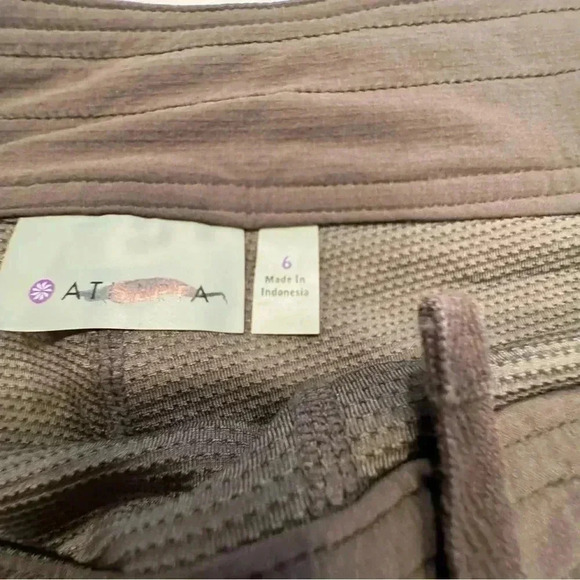 Athleta Skort Athletic Womens Taupe Build In Shorts Side Zip Pockets Size 6 - Picture 5 of 10